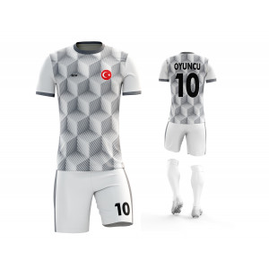 Kişiye Özel Futbol Forması - 3B Kare Modeli