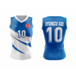  Voleybol Forması Dijital Baskı Kişiye Özel Tasarım Tek Üst -Star
