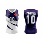  Voleybol Forması Dijital Baskı Kişiye Özel Tasarım Tek Üst -Star