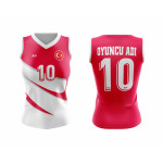  Voleybol Forması Dijital Baskı Kişiye Özel Tasarım Tek Üst -Star