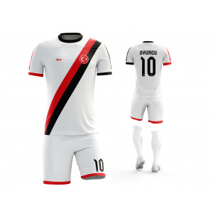 Kişiye Özel Futbol Forması - Çift Şerit Modeli