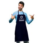 Master Chef Baskılı Alpaka Kumaş Aşçı Önlüğü - Unisex Kalıp - Podye
