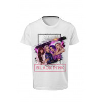 Blackpink - All Stars - Dijital Baskılı Beyaz Unisex T-Shirt 01