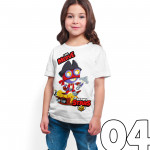Brawl Stars - Carl - Dijital Baskılı Beyaz Kişiye Özel T-Shirt