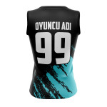  Voleybol Forması Dijital Baskı Kişiye Özel Tasarım Tek Üst -717