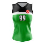  Voleybol Forması Dijital Baskı Kişiye Özel Tasarım Tek Üst -718