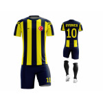 Kişiye Özel Futbol Forması - Sarı & Lacivert 19