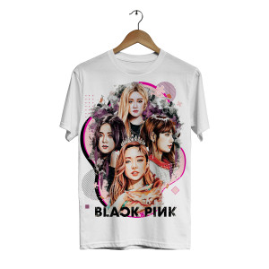 Blackpink - Dream - Dijital Baskılı Beyaz Unisex T-Shirt