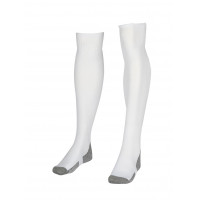 Yüksek Kalite Topuklu Futbol Çorabı - Tozluk - Beyaz