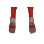 Yüksek Kalite Topuklu Futbol Çorabı - Tozluk - Kırmızı