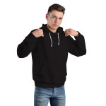 ACR Erkek Siyah Kapüşonlu Sweatshirt